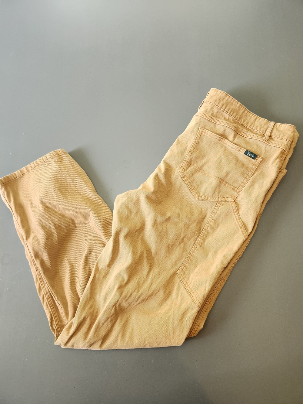 Woolrich Men's Straight fit Cotton Pants Utility Pocket,  Brown Tan Size 38x32